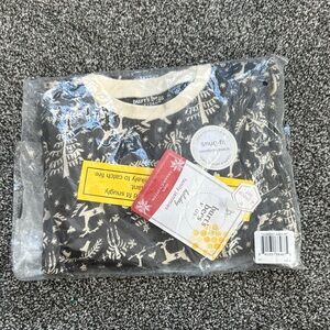 Burt's Bees Baby Black and White Kids pajamas 3t